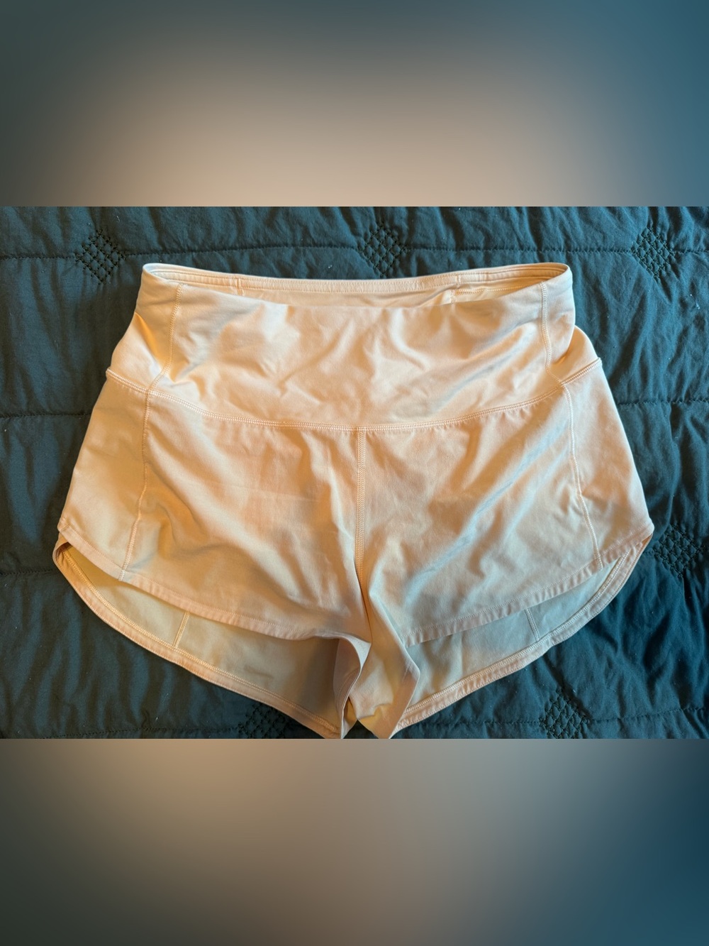 lululemon Light Peach Athletic Shorts
